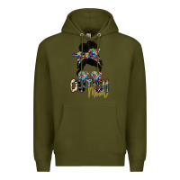 Army Green autism mom Premium Hoodie - SublimationCraftShop