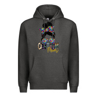 Charcoal Heather autism mom Premium Hoodie - SublimationCraftShop