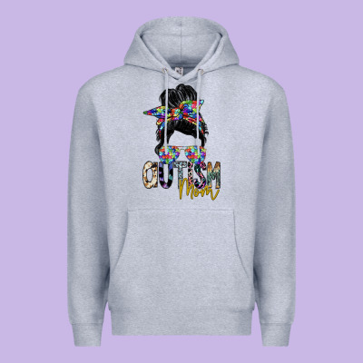 Autism Mom Premium Hoodie Designed By Sublimationcraftshop