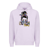 Lilac autism mom Premium Hoodie - SublimationCraftShop