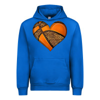 Cobalt basketball heart Urban Hoodie - HRA Design Shop