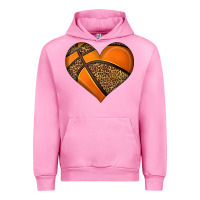 Fuchsia Pink basketball heart Urban Hoodie - HRA Design Shop