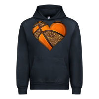 Navy basketball heart Urban Hoodie - HRA Design Shop