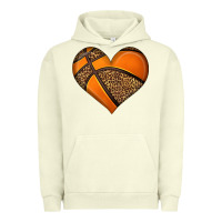 Pigment Pistachio basketball heart Urban Hoodie - HRA Design Shop