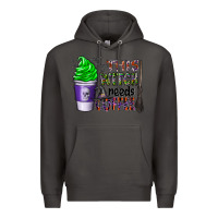 Smoke this witch needs coffee Premium Hoodie - CowhideDigitalArt