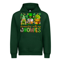Forest Green St. Patrick's Day shamrockin' with my gnomies Urban Hoodie - Neo Western