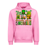 Fuchsia Pink St. Patrick's Day shamrockin' with my gnomies Urban Hoodie - Neo Western