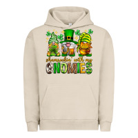 Pigment French Oak St. Patrick's Day shamrockin' with my gnomies Urban Hoodie - Neo Western