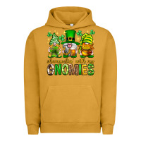 Pigment Peanut Butter St. Patrick's Day shamrockin' with my gnomies Urban Hoodie - Neo Western