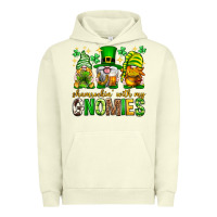 Pigment Pistachio St. Patrick's Day shamrockin' with my gnomies Urban Hoodie - Neo Western