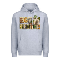 Heather Grey Egg Hunter Easter Day Premium Hoodie - Neo Western