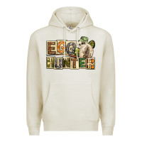 Oatmeal Heather Egg Hunter Easter Day Premium Hoodie - Neo Western