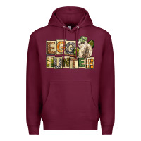 Burgundy Egg Hunter Easter Day Premium Hoodie - Neo Western