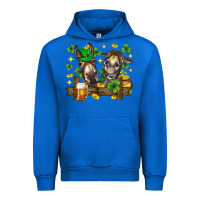 Cobalt St. Patrick's Day donkey Urban Hoodie - Neo Western