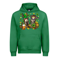 Emerald St. Patrick's Day donkey Urban Hoodie - Neo Western