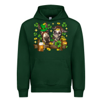Forest Green St. Patrick's Day donkey Urban Hoodie - Neo Western