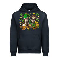 Navy St. Patrick's Day donkey Urban Hoodie - Neo Western