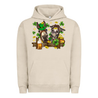 Pigment French Oak St. Patrick's Day donkey Urban Hoodie - Neo Western