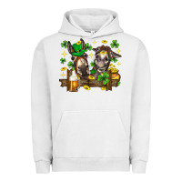 Pigment Lunar Rock St. Patrick's Day donkey Urban Hoodie - Neo Western
