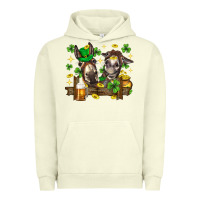 Pigment Pistachio St. Patrick's Day donkey Urban Hoodie - Neo Western