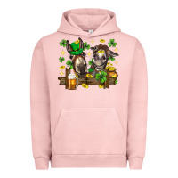 Pigment Salmon St. Patrick's Day donkey Urban Hoodie - Neo Western
