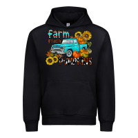 Black farm fresh pumpkin Urban Hoodie - CowhideDigitalArt