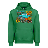 Emerald farm fresh pumpkin Urban Hoodie - CowhideDigitalArt