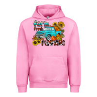 Fuchsia Pink farm fresh pumpkin Urban Hoodie - CowhideDigitalArt