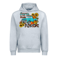 Heather Grey farm fresh pumpkin Urban Hoodie - CowhideDigitalArt