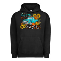 Pigment Black farm fresh pumpkin Urban Hoodie - CowhideDigitalArt