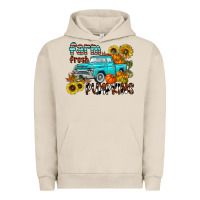 Pigment French Oak farm fresh pumpkin Urban Hoodie - CowhideDigitalArt
