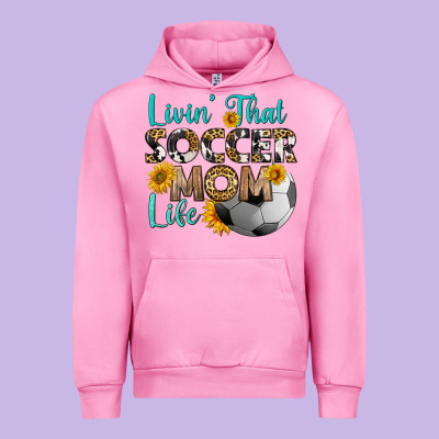 Livin' That Soccer Mom Life Urban Hoodie Designed By Hra Design Shop