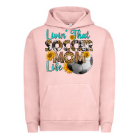 Pigment Salmon livin' that soccer mom life Urban Hoodie - HRA Design Shop
