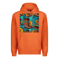 Carrot western boots seamless pattern Premium Hoodie - HRA Design Shop