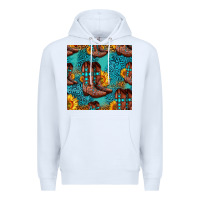 White western boots seamless pattern Premium Hoodie - HRA Design Shop