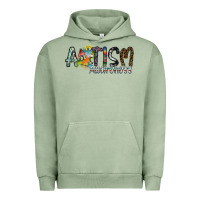 Pigment Oil Green autism awareness Urban Hoodie - SublimationCraftShop