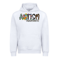 White autism awareness Urban Hoodie - SublimationCraftShop