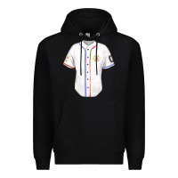 Black softball uniform fa element Premium Hoodie - FaDigitalArtStudio