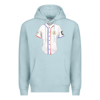 Blue Mist softball uniform fa element Premium Hoodie - FaDigitalArtStudio
