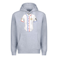Heather Grey softball uniform fa element Premium Hoodie - FaDigitalArtStudio