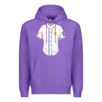 Purple softball uniform fa element Premium Hoodie - FaDigitalArtStudio