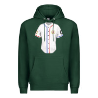 Sports Green softball uniform fa element Premium Hoodie - FaDigitalArtStudio
