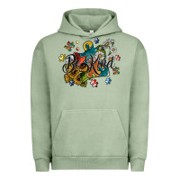 Pigment Oil Green be kind Urban Hoodie - SublimationCraftShop