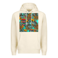 Tofu western turquoise thunderbird seamless pattern Premium Hoodie - HRA Design Shop