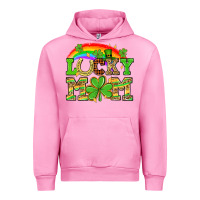 Fuchsia Pink One lucky mom St. Patricks Day Urban Hoodie - Neo Western