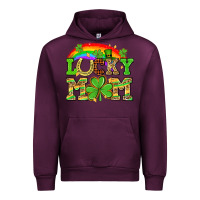 Mauve Wine One lucky mom St. Patricks Day Urban Hoodie - Neo Western