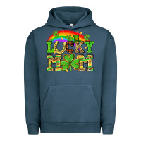 Pigment Midnight Navy One lucky mom St. Patricks Day Urban Hoodie - Neo Western