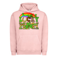 Pigment Salmon One lucky mom St. Patricks Day Urban Hoodie - Neo Western