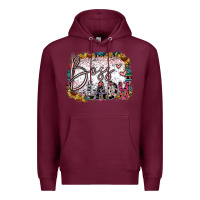 Burgundy boss lady Premium Hoodie - SublimationCraftShop