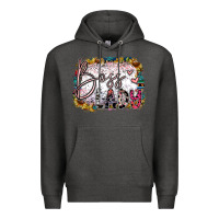 Charcoal Heather boss lady Premium Hoodie - SublimationCraftShop